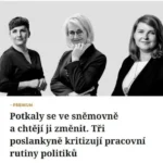 Potkaly se ve sněmovně